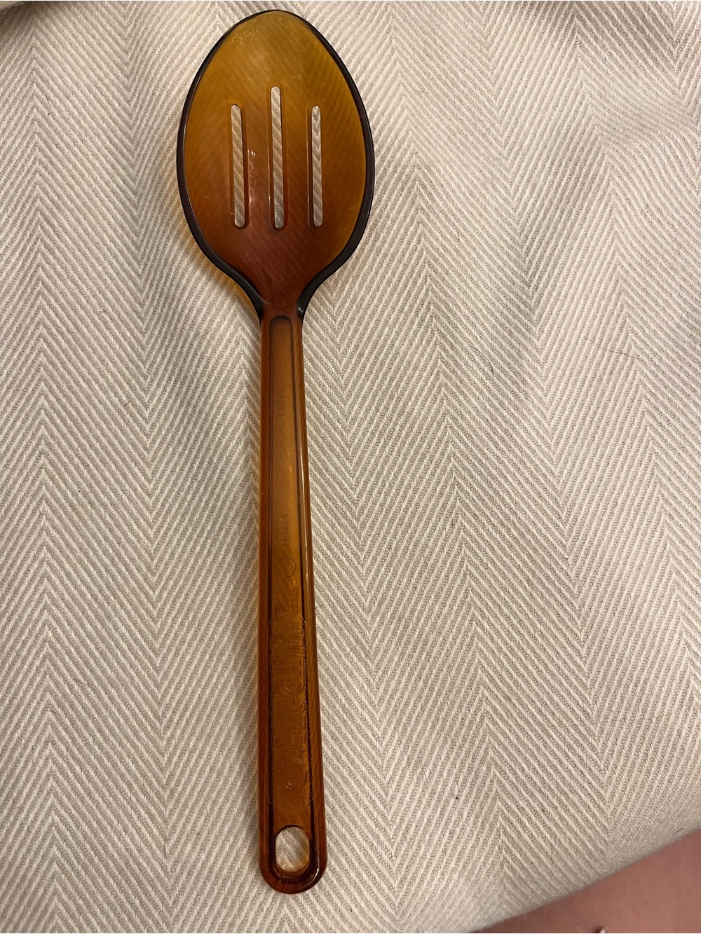 Ultratemp Slotted Spoon 2115 Robinson Knife Co Vintage Kitchen Utensils Amber